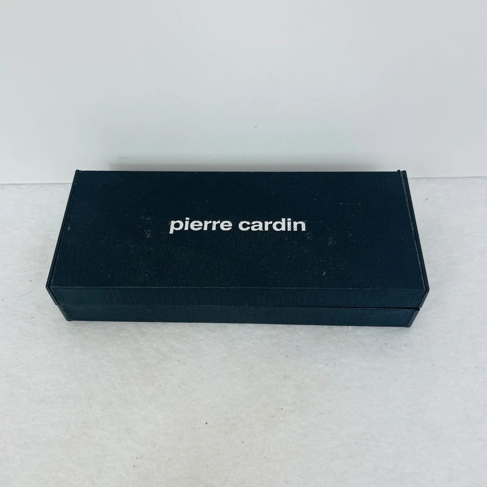 Pierre Cardin Paris New York Gold Tone Pen and Pencil Set with Case and Refill